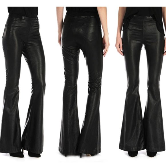 Blank NYC Pants - BlankNYC Faux Leather Flare Pants